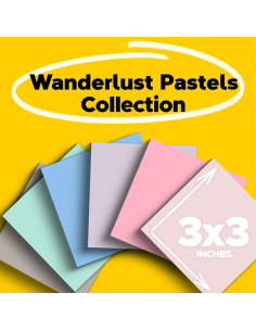 Notas Adhesivas Super Sticky Post-it 100% Recicladas 7.62cm Cuadradas 2