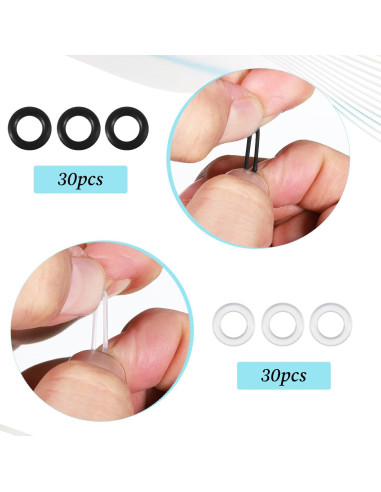 60 Ajustadores de Bisagra para Gafas Trinkrittey + 2 Destornilladores