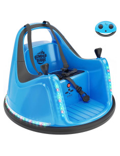 Coche Eléctrico Bumper Buddy 12V para Niños 1-8 Años - Control Remoto