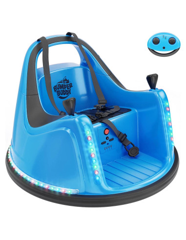 Coche Eléctrico Bumper Buddy 12V para Niños 1-8 Años - Control Remoto