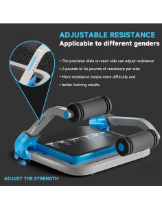 Máquina de Abdominales VTORY FS0101US0601 con 4 Resistencias 2