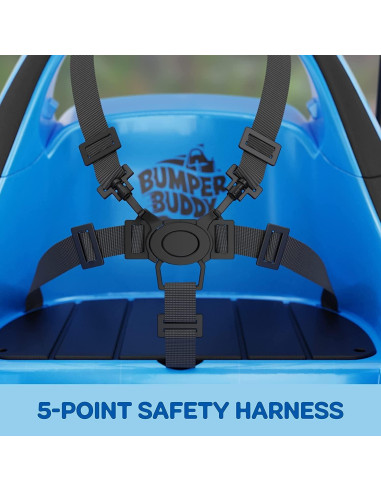 Coche Eléctrico Bumper Buddy 12V para Niños 1-8 Años - Control Remoto