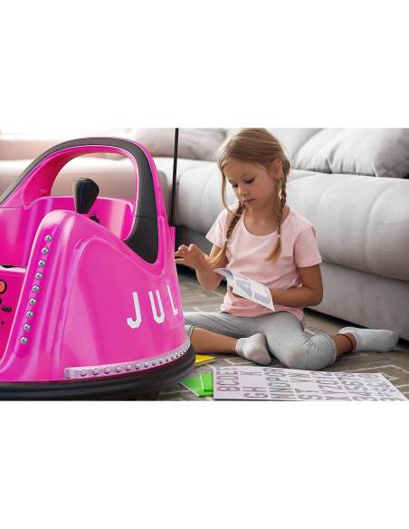 Coche Eléctrico Bumper Buddy 12V para Niños 1-8 Años - Control Remoto
