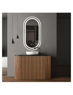 Espejo de Baño LED FORTENY 81x41 cm Antivaho Regulable