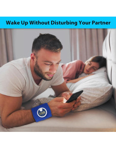 Coolfire Reloj Despertador Vibrante Silencioso Azul 2