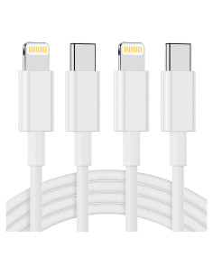 Cable USB C a Lightning 2Pack 1M Certificado MFi Nebite