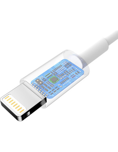 Cable USB C a Lightning 2Pack 1M Certificado MFi Nebite