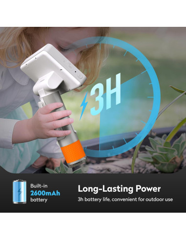 Microscopio Digital Portátil MatataStudio MX2-A 100-1600X LCD 4.3"