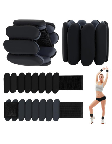 Pesas de Muñeca Ajustables MESUADESI 0.45 kg - 1 Par