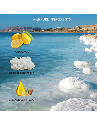 Jabón Corporal Colección del Mar Muerto 1000 ml Almendra Vainilla