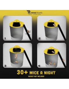 Trampa para Ratones RinneTraps Flip N Slide - Captura Múltiple 2