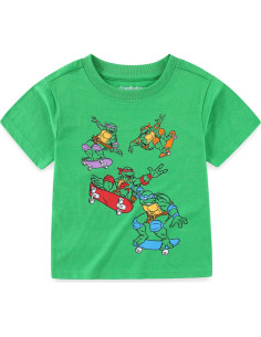 Conjunto camiseta y pantalones cortos Nickelodeon TMNT niños 2