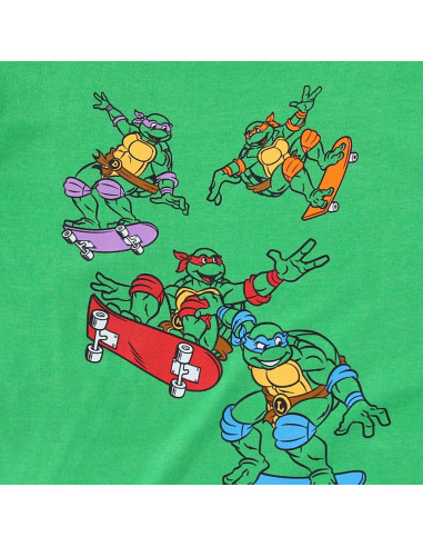 Conjunto camiseta y pantalones cortos Nickelodeon TMNT niños