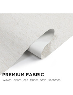 Persiana Enrollable Opaca Joydeco 119.38x182.88 cm Blanco Crema 2