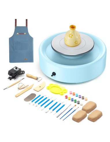 Mini Rueda de Cerámica Alldeer 15 cm 75W para Principiantes