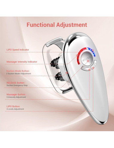 Máquina de Esculpido Corporal Queleay 3 en 1 con Ventosas