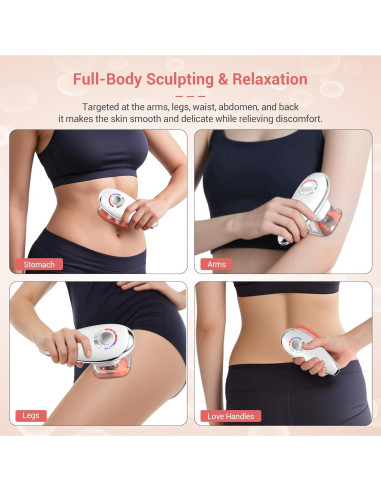 Máquina de Esculpido Corporal Queleay 3 en 1 con Ventosas