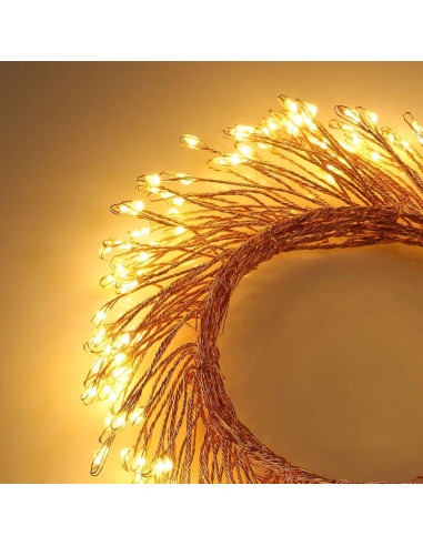 Luces de Cúpula LED Calida 200 Micro LED USB Qbis