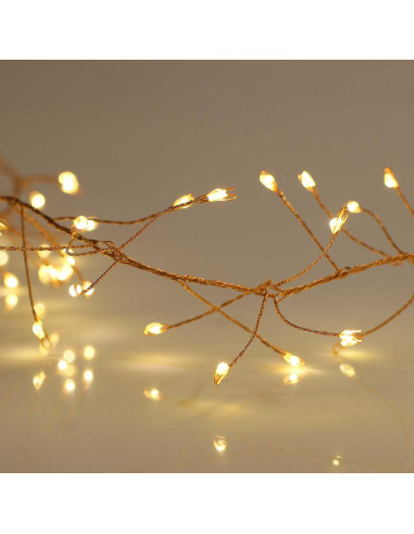 Luces de Cúpula LED Calida 200 Micro LED USB Qbis