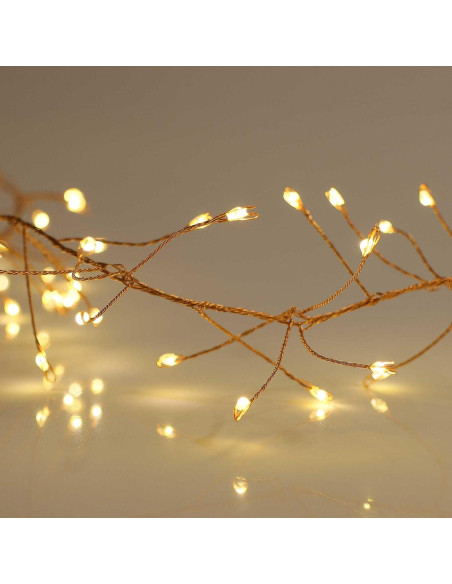 Luces de Cúpula LED Calida 200 Micro LED USB Qbis