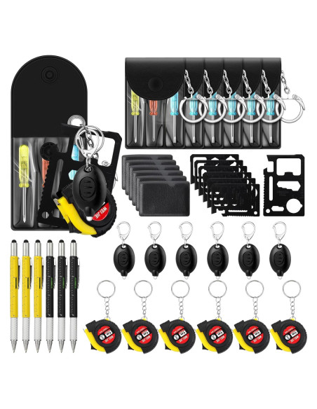 Juego de llaveros multifuncionales Saysurey 30 piezas