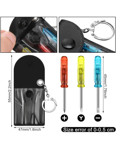 Juego de llaveros multifuncionales Saysurey 30 piezas