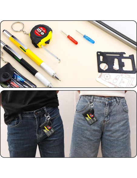 Juego de llaveros multifuncionales Saysurey 30 piezas