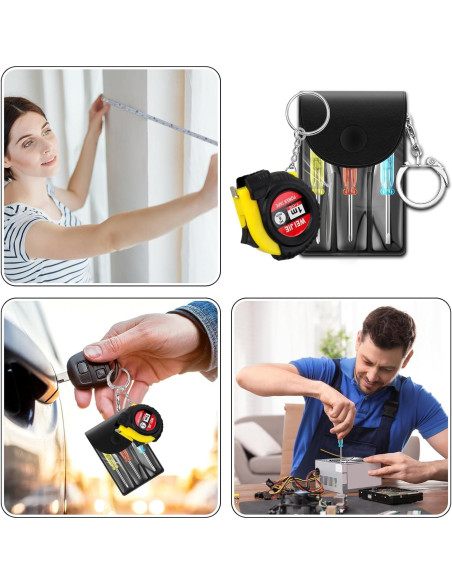 Juego de llaveros multifuncionales Saysurey 30 piezas