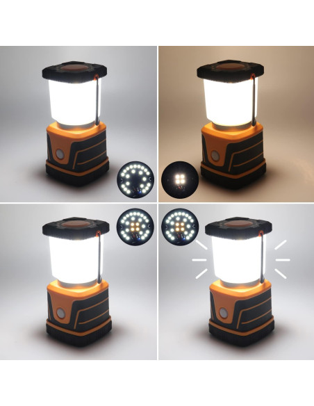 Lámpara de Camping LED DA LIGHT DML1015 1500 Lúmenes 4 Modos