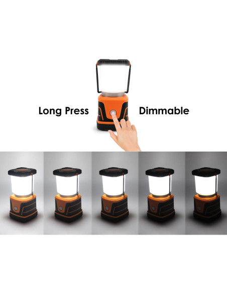 Lámpara de Camping LED DA LIGHT DML1015 1500 Lúmenes 4 Modos