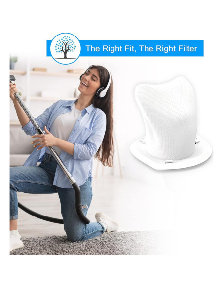 Filtros de Reemplazo EVF100 Rstartree para Aspiradora Black y Decker