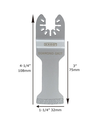 Cuchillas de Sierra de Diamante XXGO XG4203L - 4 Pcs 3.18 y 5.72 cm