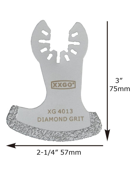 Cuchillas de Sierra de Diamante XXGO XG4203L - 4 Pcs 3.18 y 5.72 cm