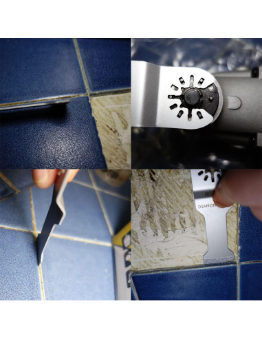 Cuchillas de Sierra de Diamante XXGO XG4203L - 4 Pcs 3.18 y 5.72 cm