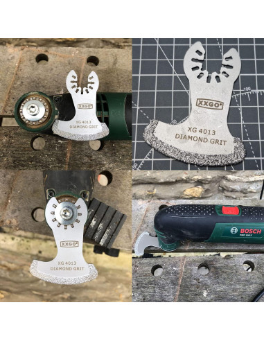 Cuchillas de Sierra de Diamante XXGO XG4203L - 4 Pcs 3.18 y 5.72 cm