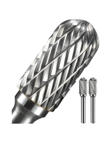 Juego de Fresas de Carburo Sworker 1/4" Vástago 2 Pcs Cilindro