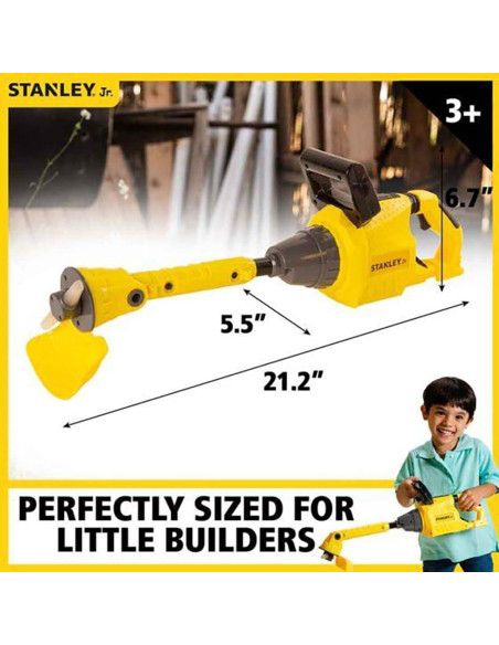 Recortadora de Maleza de Juguete a Batería Red Toolbox Stanley Jr.