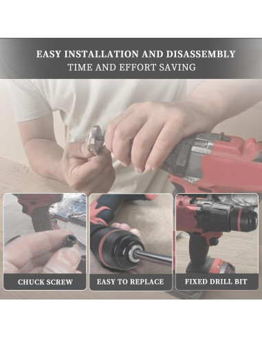 Mandril Sin Llave 1/2" HOLEPU para Taladros Milwaukee M18