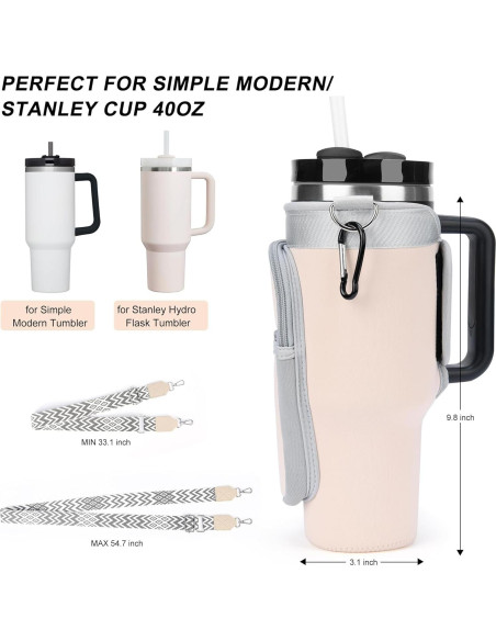 Bolsa Portabotellas Sernaxi para Vaso Stanley 30oz/40oz