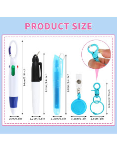 Conjunto de Plumas de Enfermera Whaline 30 Piezas 6 Colores 2