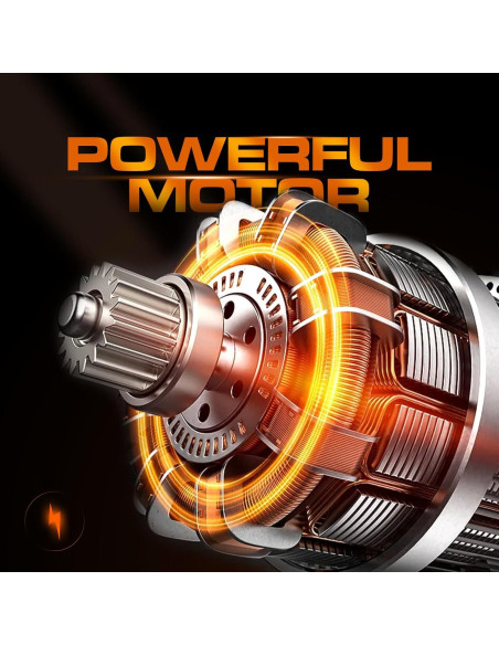 Herramienta Oscilante Inalámbrica Fexrror 20V 2000mAh 6 Velocidades