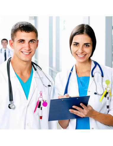 Conjunto de Plumas de Enfermera Whaline 30 Piezas 6 Colores