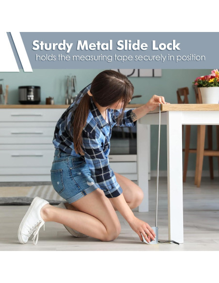 Cinta Métrica Mini Retráctil Copkim 2M 50 Piezas Blanca