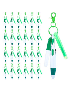 Set de 25 Bolígrafos y Resaltadores Sherr Verde para Enfermería