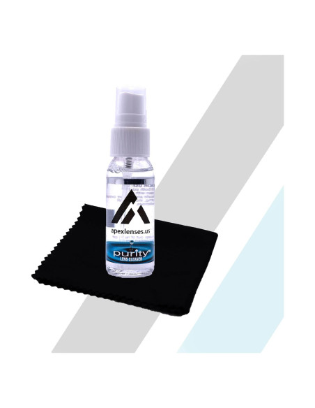 Spray Limpiador de Lentes Apex con Paño de Microfibra 28g