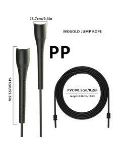 Cuerda de Salto Ajustable MOGOLD 3m PVC Irrompible 2