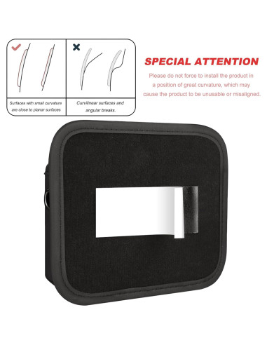 Organizador de Asiento de Coche SHMZK de Cuero Napa Negro