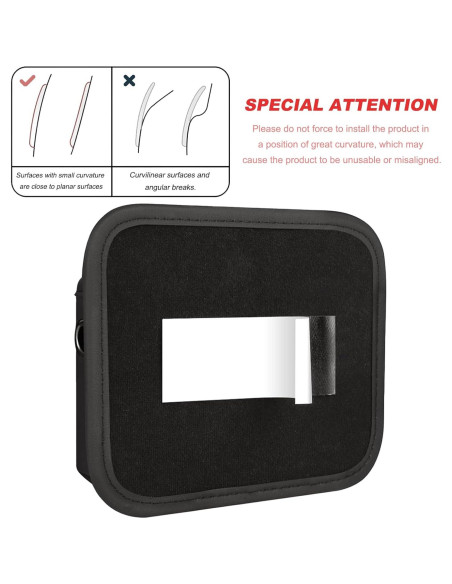 Organizador de Asiento de Coche SHMZK de Cuero Napa Negro