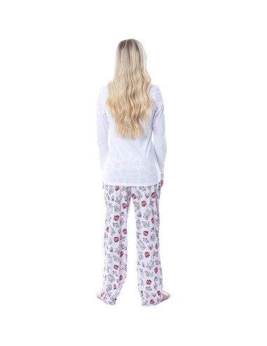 Pantalones de Pijama Ultra Suaves Intimo Gatito Suave Rosa