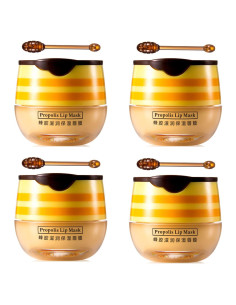 Bálsamo Labial de Miel 4 PCS WenFeng Hidratante y Nutritivo